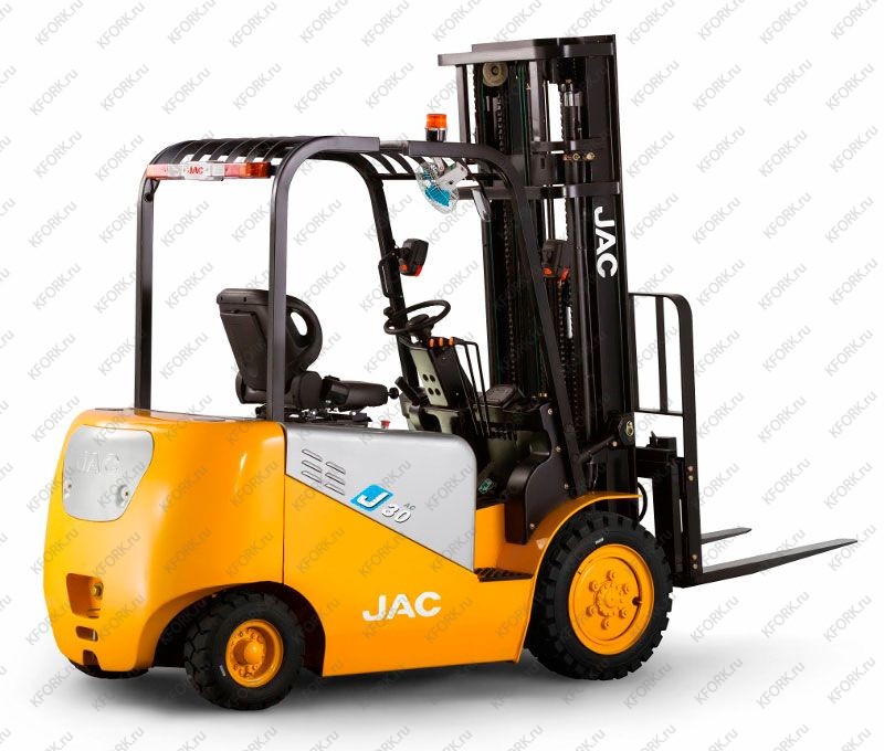 Электрический погрузчик JAC 3 т 500 Ач 4 опоры