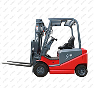 Погрузчик электро JAC 1,5 т 400 Ач 4 опоры Cерия S
